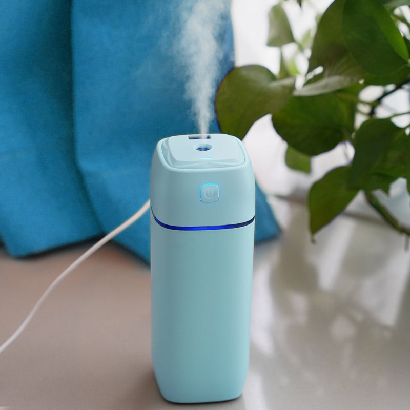 Mini Humidifier Small Humidifier for bedroom w/ Night light and fan for baby and adults