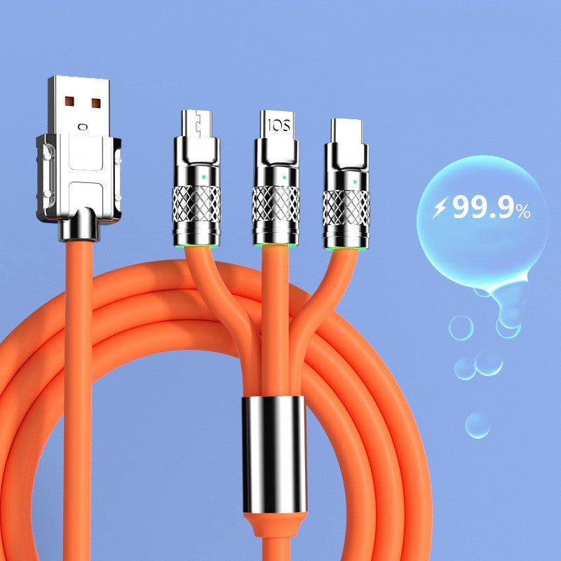 Fairteks v2 (2 pack) 3 in 1 Multi charging cable Cell Phone Charger Type C Micro B Iphone compatible usb  Fast charge Universal 3.0
