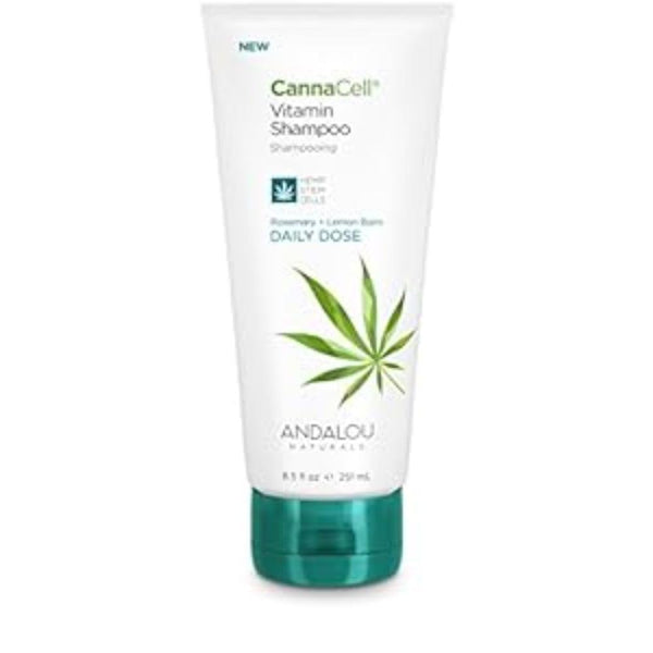 Andalou Naturals CannaCell Vitamin Shampoo, Daily Dose, 8.5 Ounce