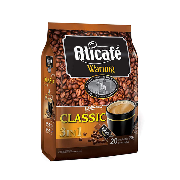 Alicafe Instant Classic 3 in 1 Premix Coffee Drink 320g. (20g.x16 Sachets)
